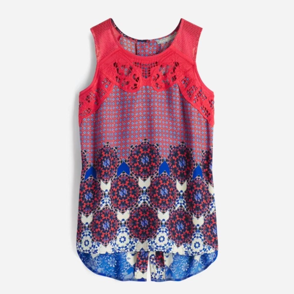 Stitch Fix Pale Sky Angelyne Button Back Detail Top